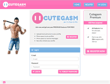 Tablet Screenshot of cutegasm.com
